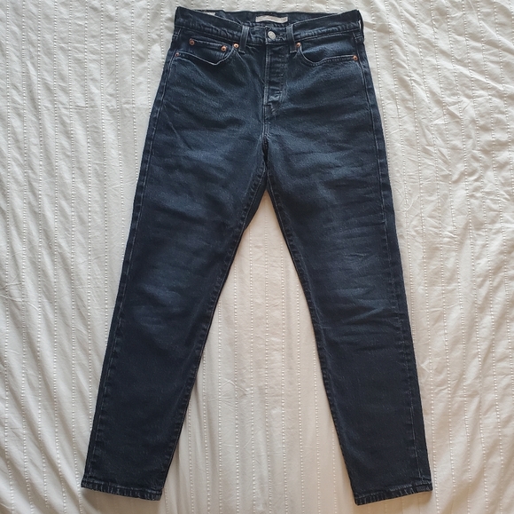 Levi's High Rise Wedgie Ankle Length Cropped Slim Leg Jeans - Picture 7 of 12